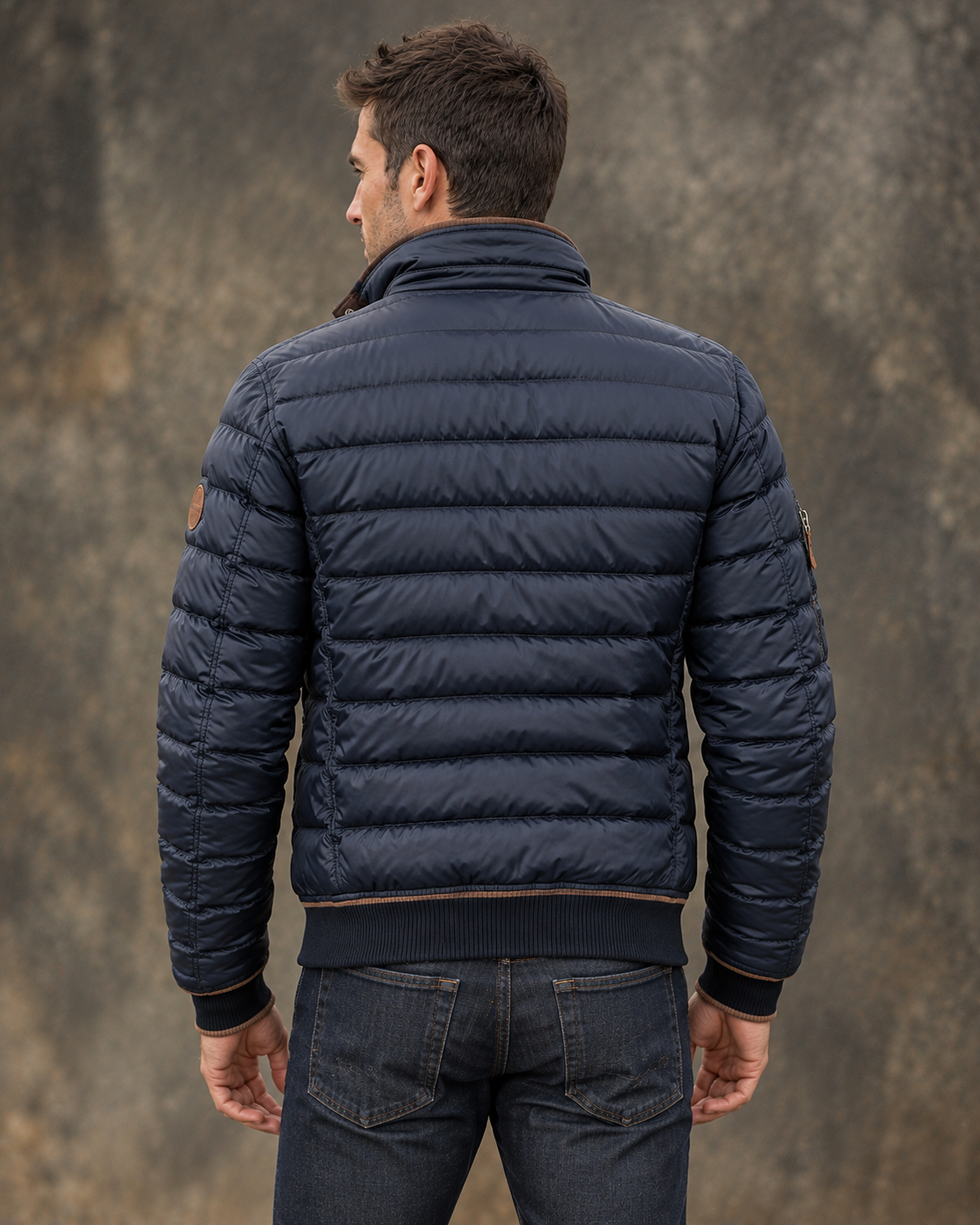 Men's Vintage Stand Collar Jacket | Men's Jacket Relaxed Fit