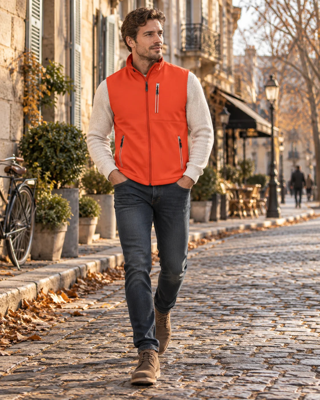 Harlan Men's Softshell Vest Lightweight Windproof Stretchy 1