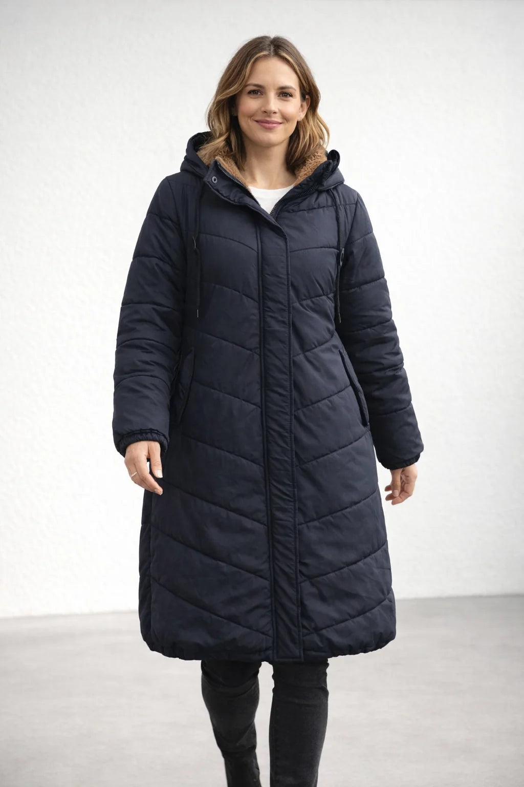 Quilted Hooded Puffer Coat for Women | Winter Coats 1