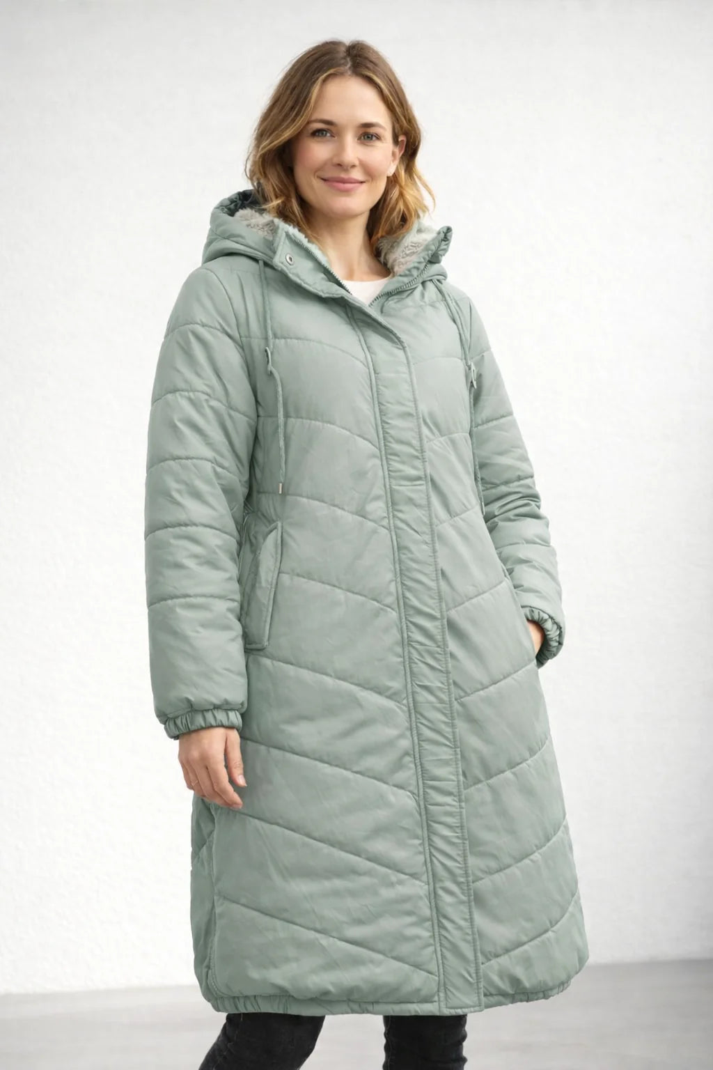Quilted Hooded Puffer Coat for Women | Winter Coats 3
