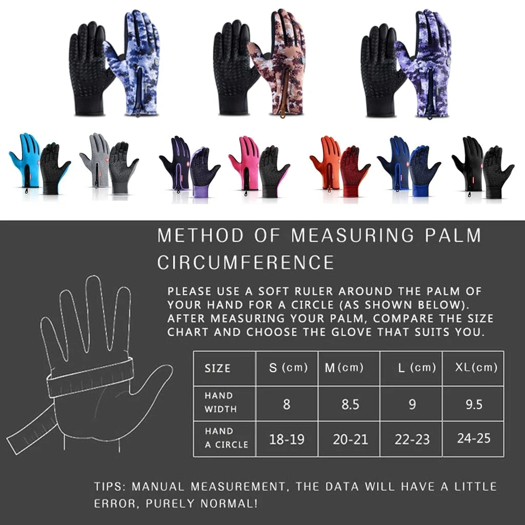 Thermal Waterproof Winter Gloves | Touchscreen Compatible 6