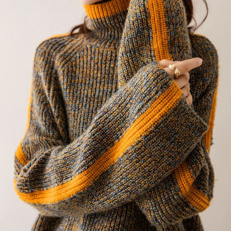 Vienna Knitted Turtleneck Sweater | Wool-Blend Knitwear 1