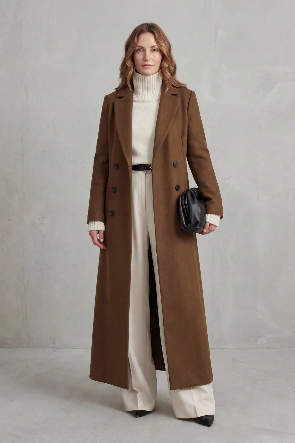 Vivienne | Women's Custom-Fit Long Wool Coat 5