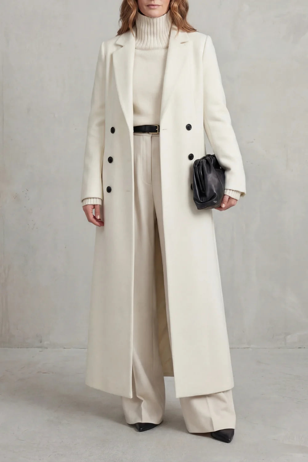Vivienne | Women's Custom-Fit Long Wool Coat 9