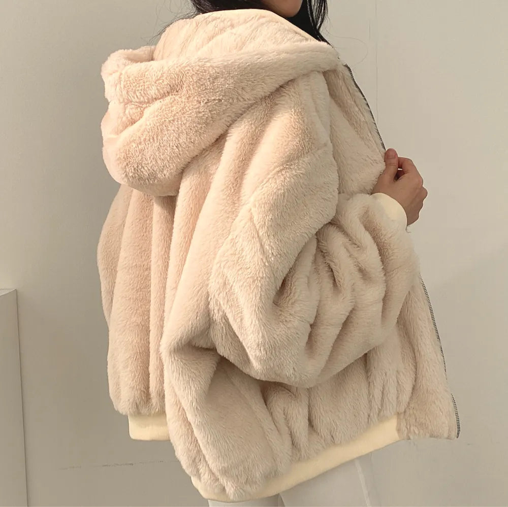 Women's Double-Sided Winter Jacket with Sheepskin Lining 5