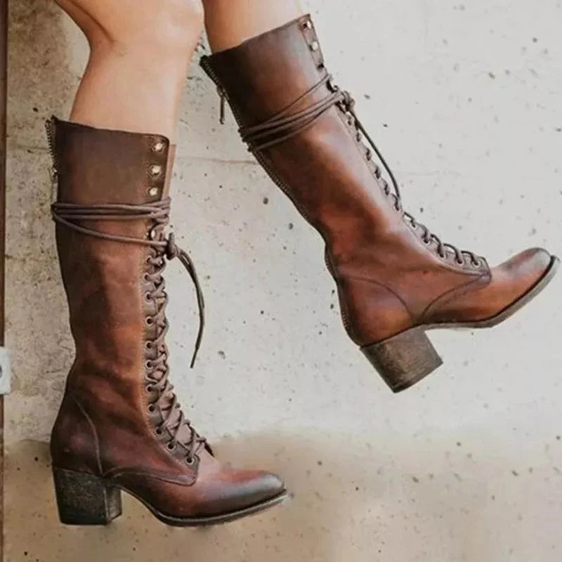 Women's Orthopedic Leather Boots ? Stylish Comfort with Arch Support 2