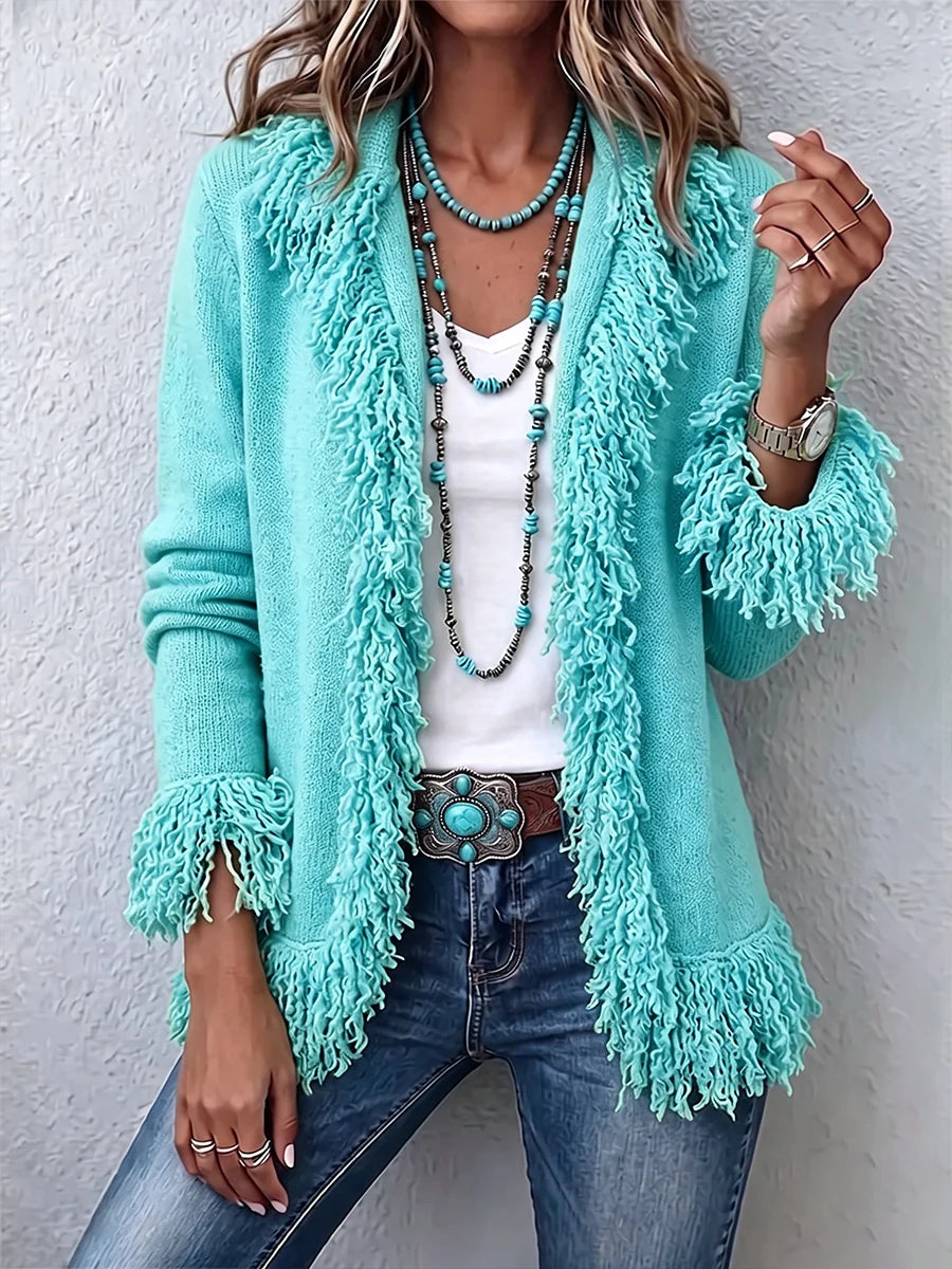 Boho Fringe Cardigan ? Bold Comfort & Effortless Style 0