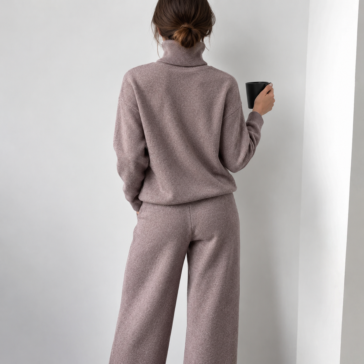 Women's Cozy Sweater and Pants Set Comfortable Loungewear
