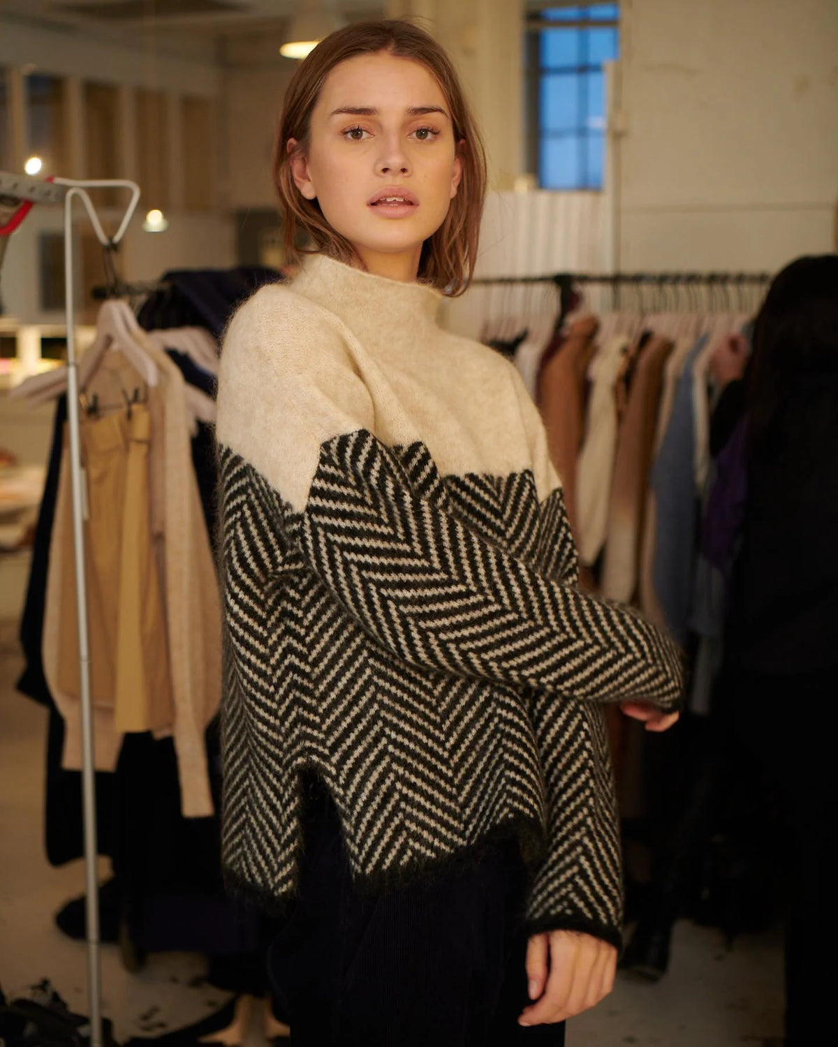 Gabrielle | Women's Couture Turtleneck Sweater 3