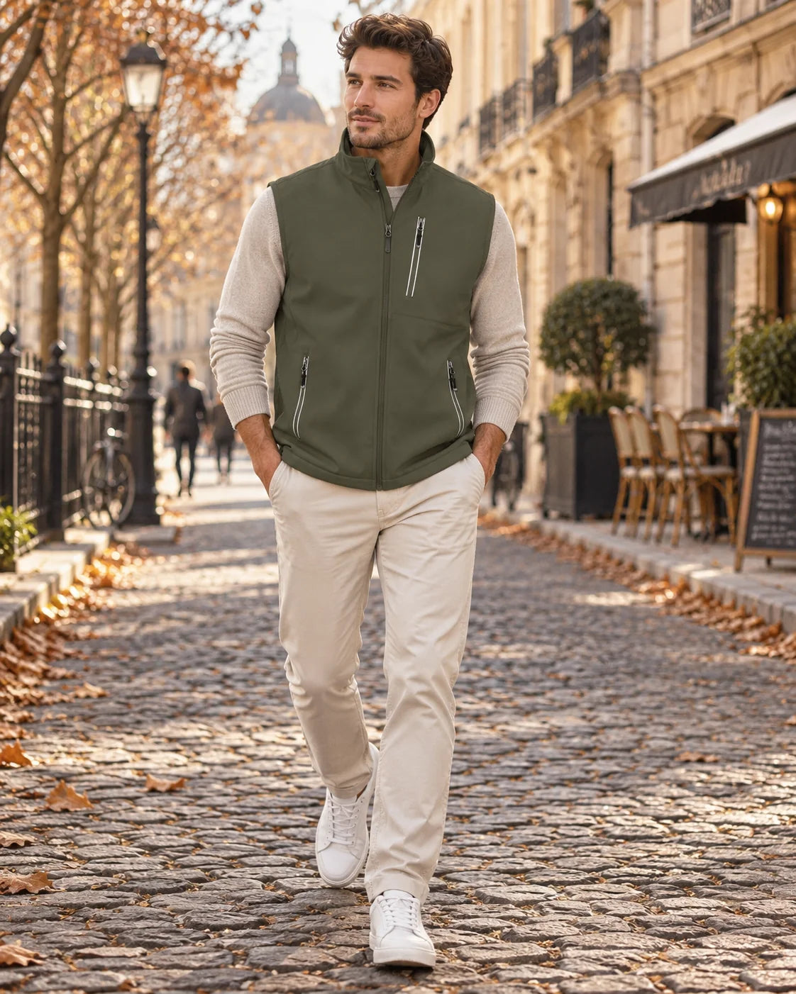 Harlan Men's Softshell Vest Lightweight Windproof Stretchy 0