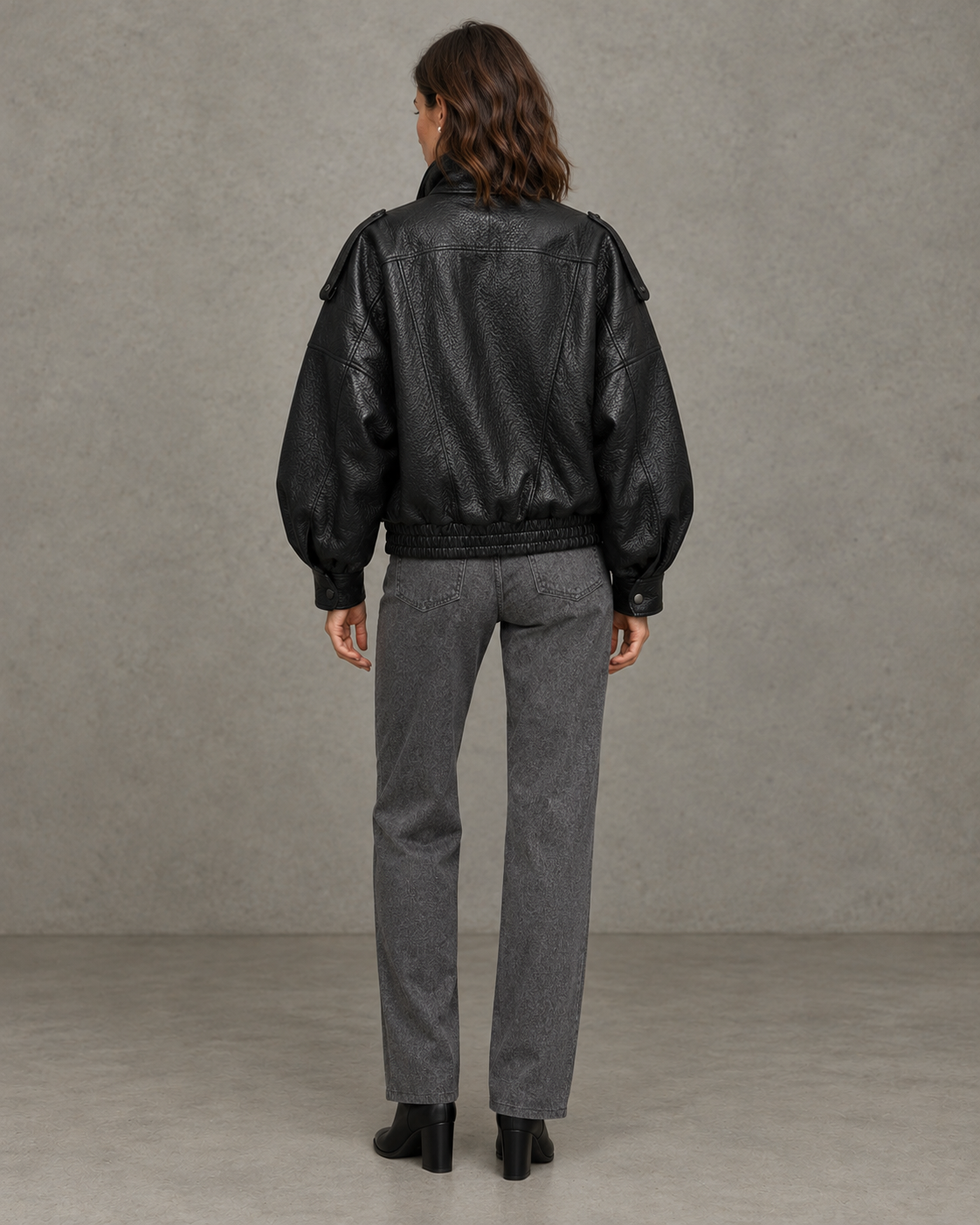 Milan Pebble Faux Leather Jacket | Women's Jacket
