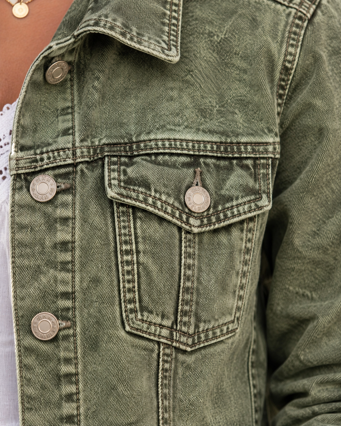 Women's Slim Fit Stretch Denim Jacket