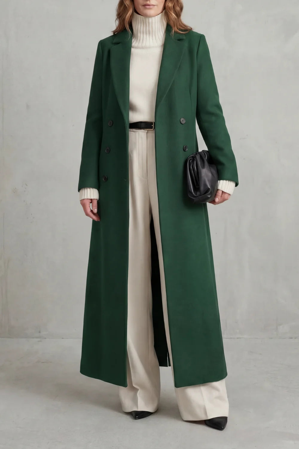 Vivienne | Women's Custom-Fit Long Wool Coat 10