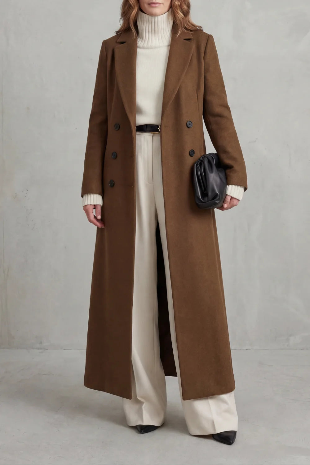 Vivienne | Women's Custom-Fit Long Wool Coat 4
