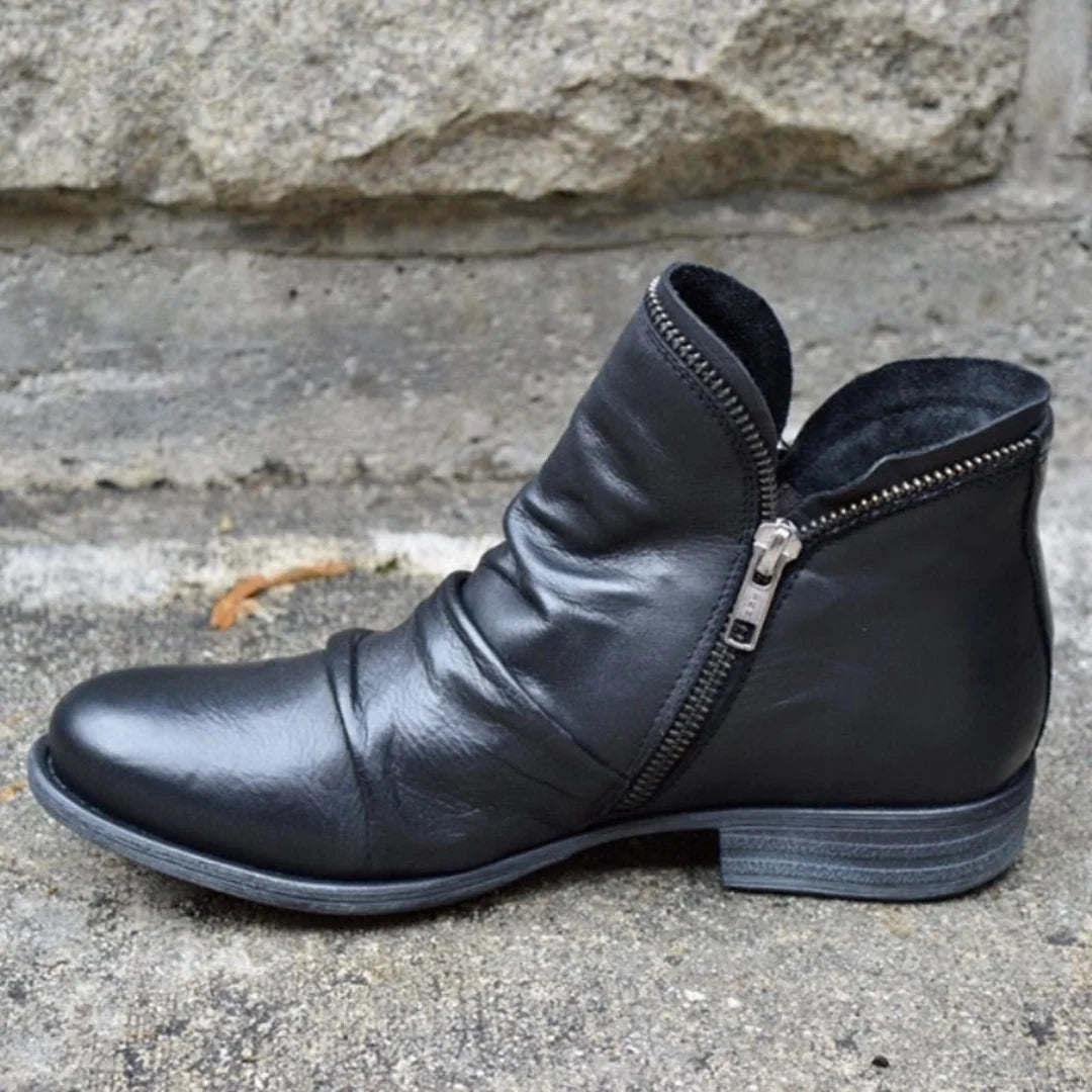 Women's Wide-Fit Orthopedic Boots | Gel Sole 4 cm Heel 1