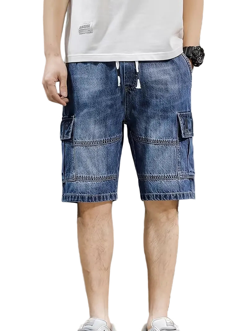 Men’s Cargo Shorts with Drawstring